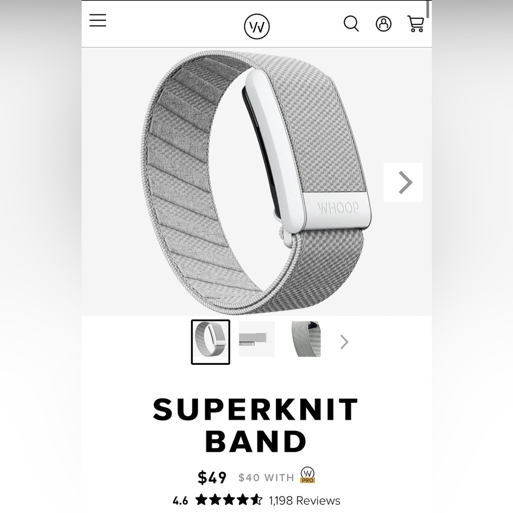Brand new whoop super knit band